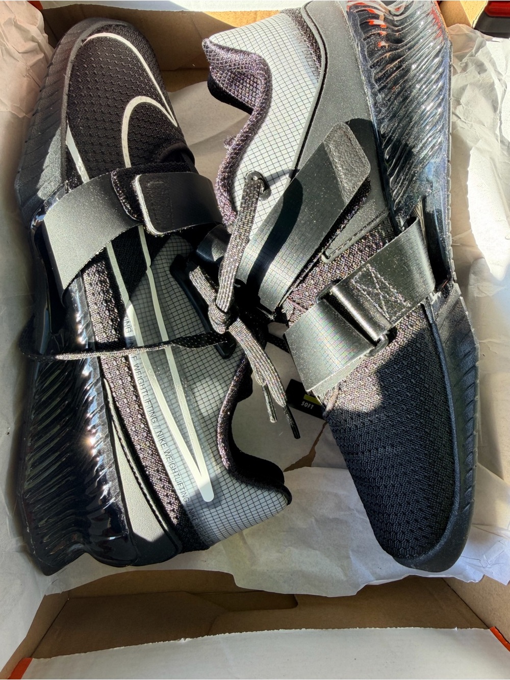 Nike Black Men's Training Sneakers with Midfoot Strap